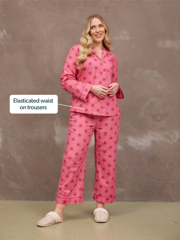 Rosie Pyjamas - Pink Star Print