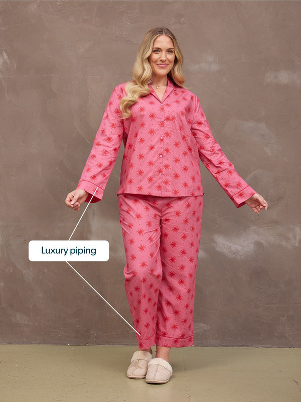 Rosie Pyjamas - Pink Star Print