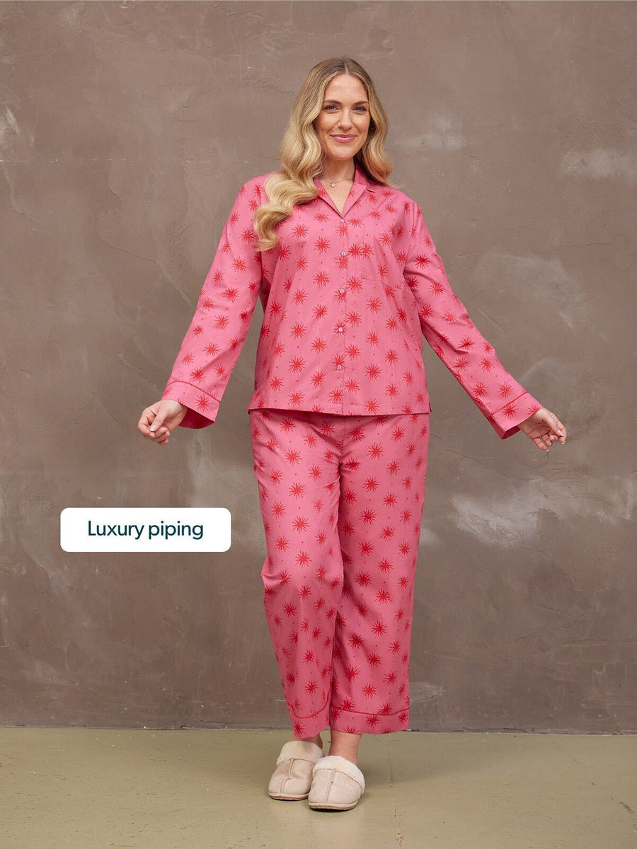 Rosie Pyjamas - Pink Star Print