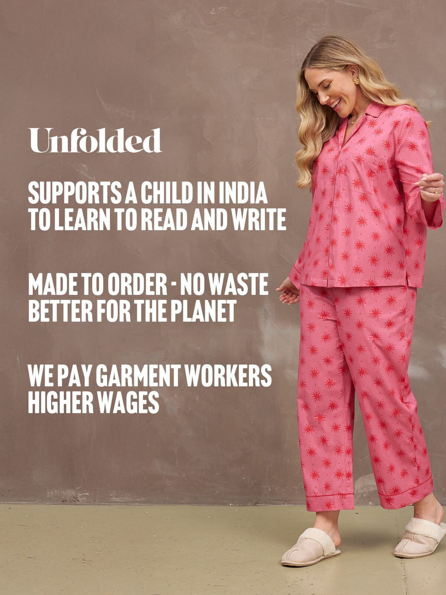 Rosie Pyjamas - Pink Star Print