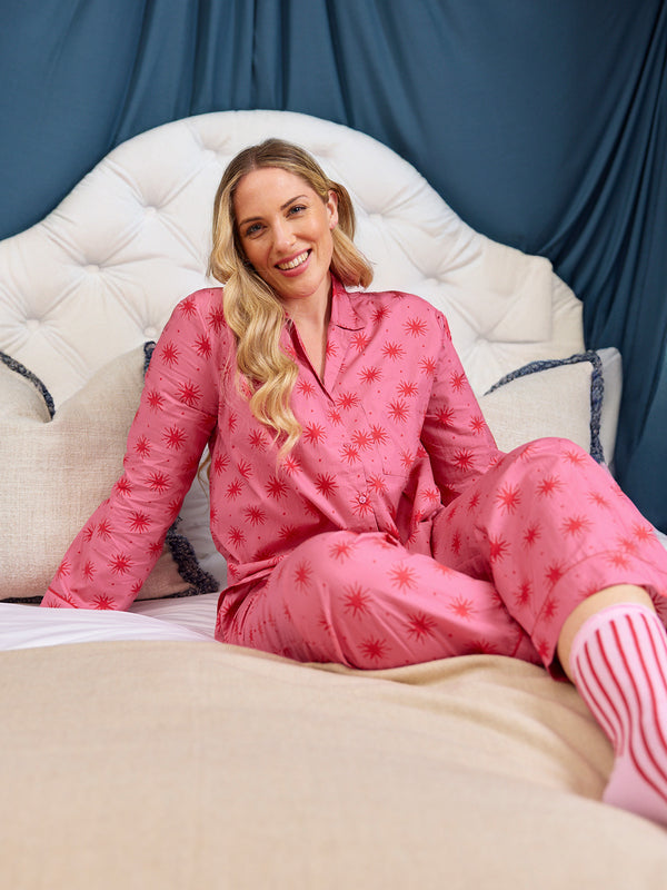 Rosie Pyjamas - Pink Star Print