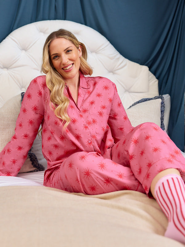 Rosie Pyjamas - Pink Star Print
