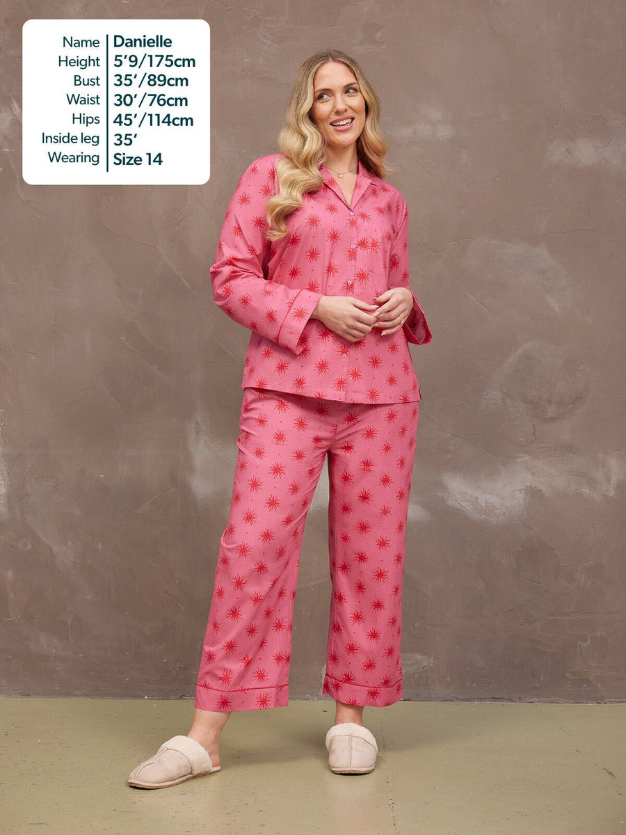 Rosie Pyjamas - Pink Star Print