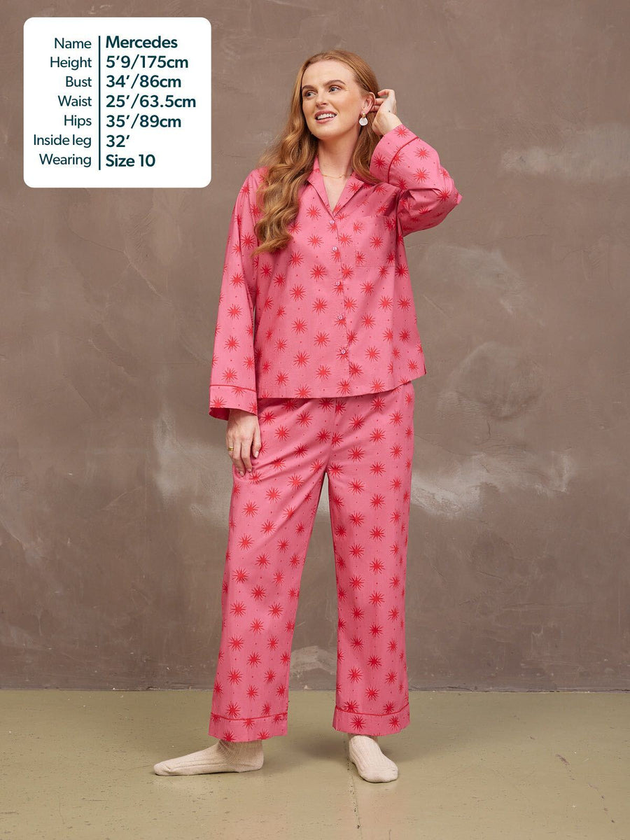 Rosie Pyjamas - Pink Star Print