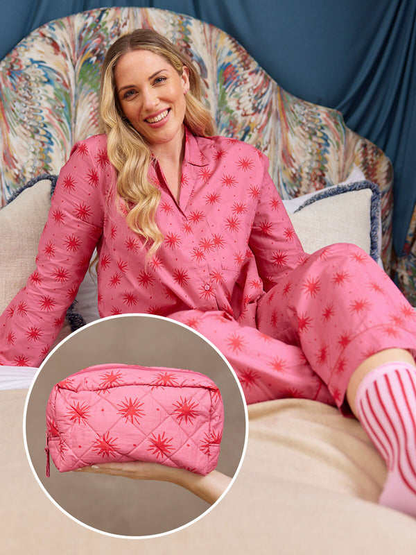 Rosie PJ - Pink Star & Washbag Bundle
