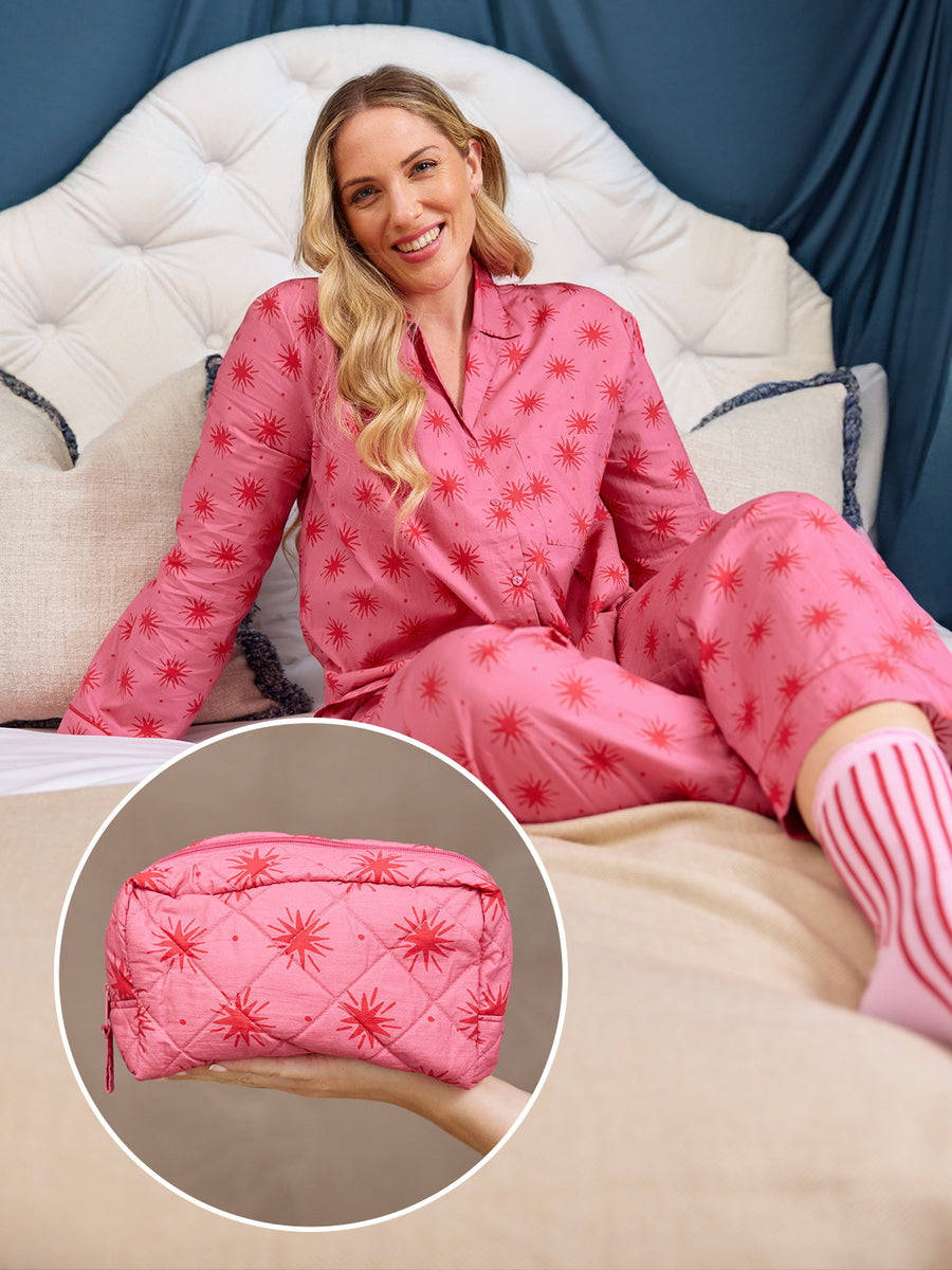 Rosie PJ - Pink Star & Washbag Bundle