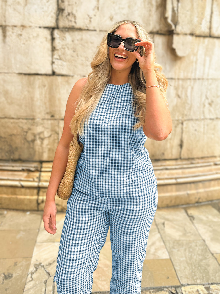 Ruby Gingham Tank Top - Sample