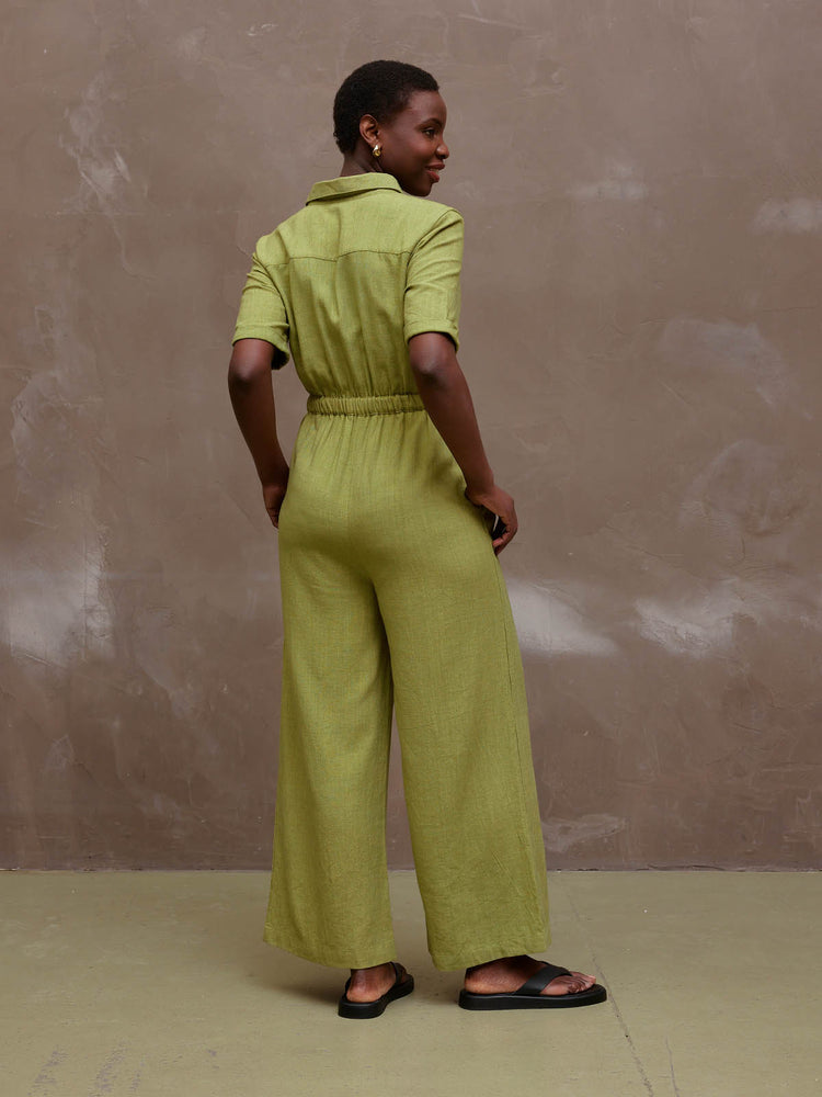 Shannon - Utility Jumpsuit - Green