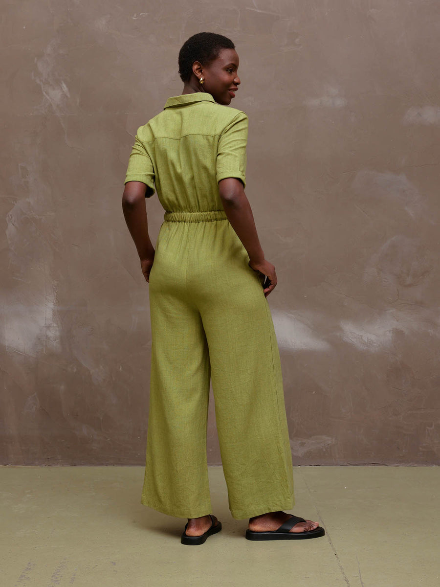 Shannon - Utility Jumpsuit - Green