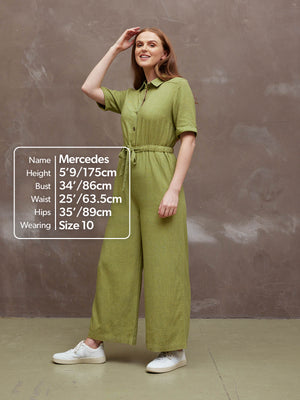 Shannon - Utility Jumpsuit - Green