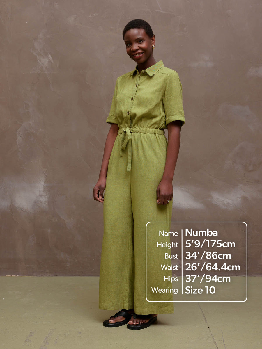 Shannon - Utility Jumpsuit - Green