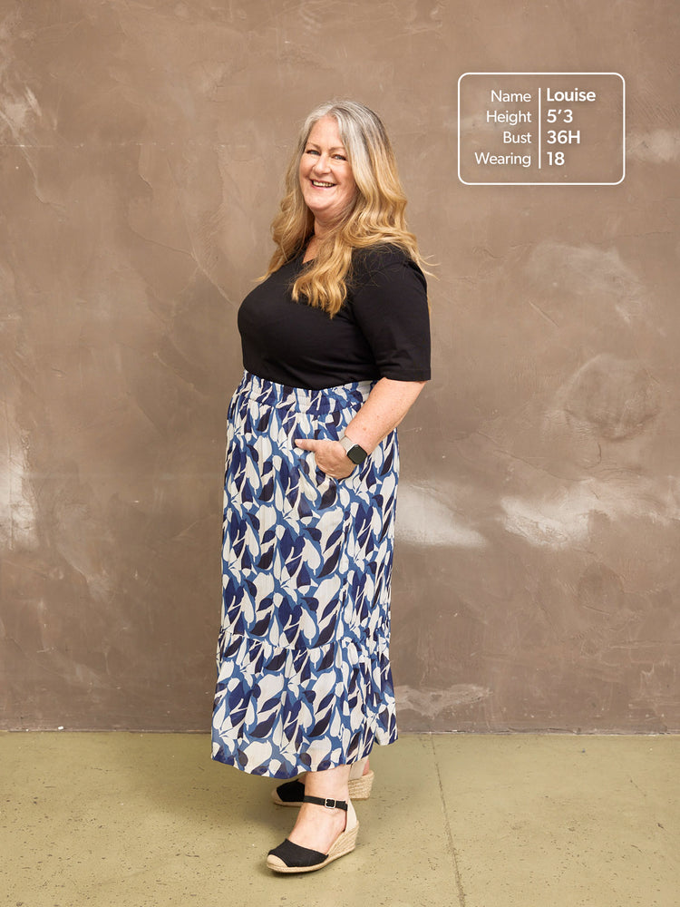 Stephanie Georgette Skirt
