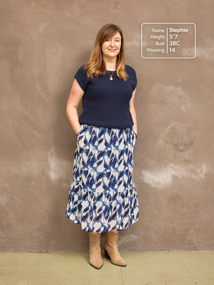 Stephanie Georgette Skirt