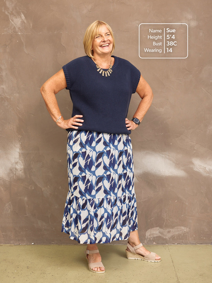 Stephanie Georgette Skirt