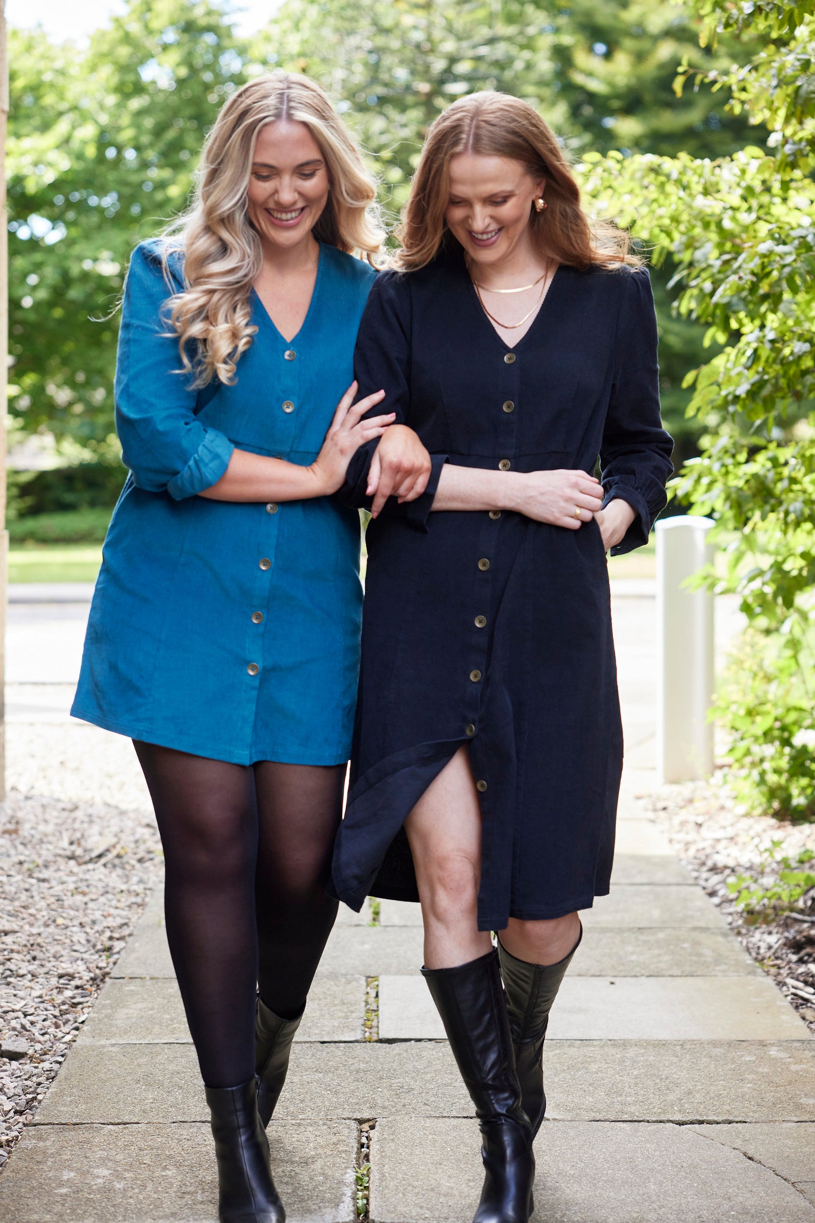 Liv - Cord Mini Dress - Teal This is Unfolded Liv - Cord Mini Dress - Teal This is Unfolded