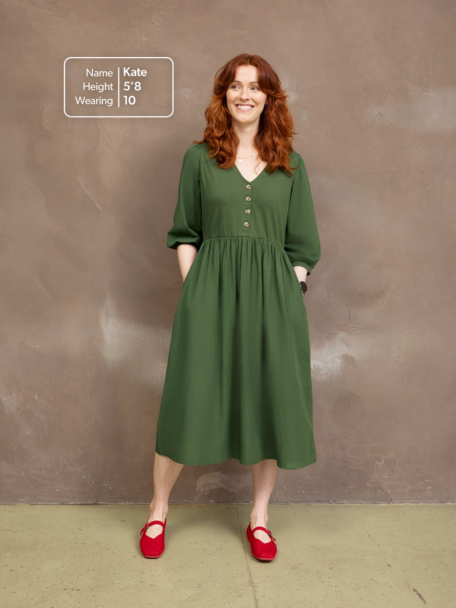 Tegan Jersey Woven Mix Dress