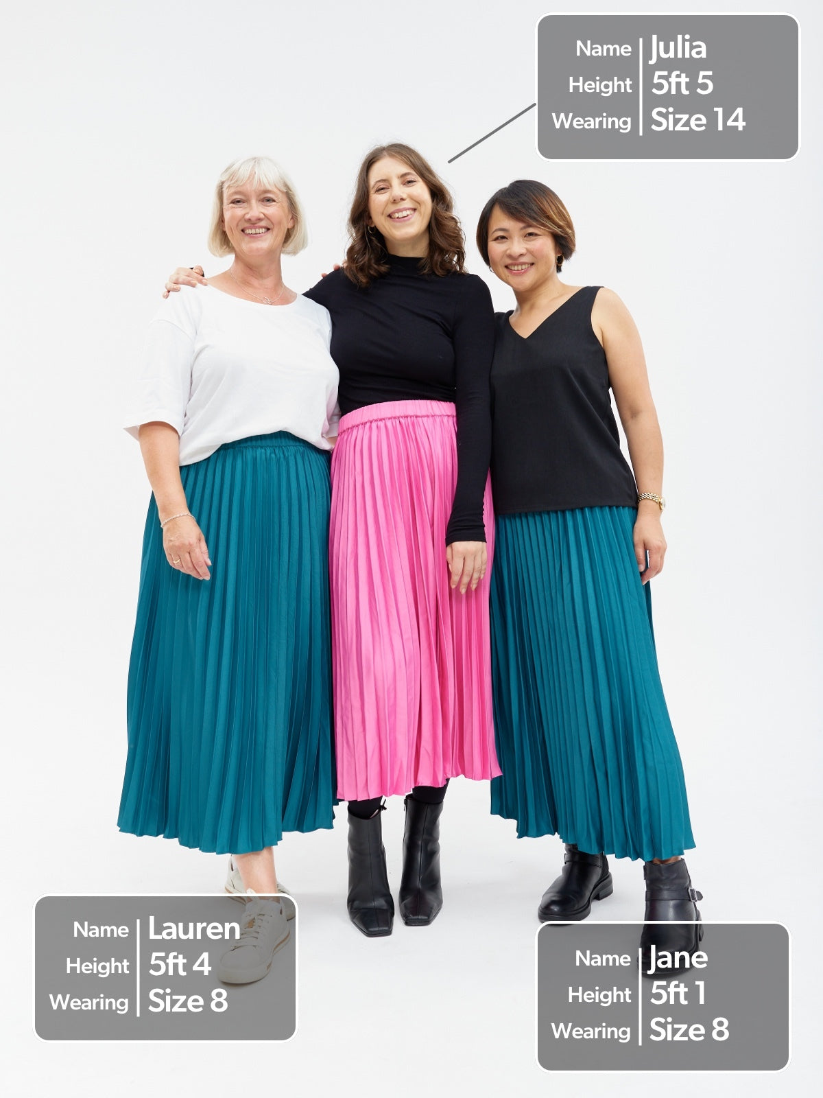 Long skirt top names sale