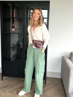 Angela - Cargo Trouser - Khaki