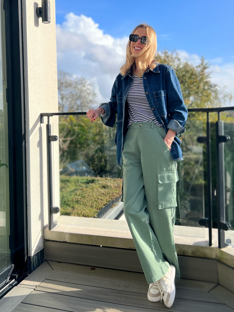 Angela - Cargo Trouser - Khaki - Sample