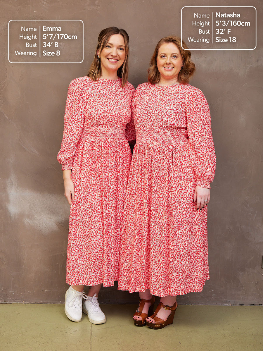 Vera Ditsy Print Midi Dress