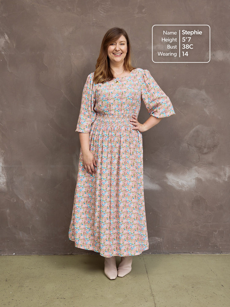 Vera Dress - Watercolour Spot