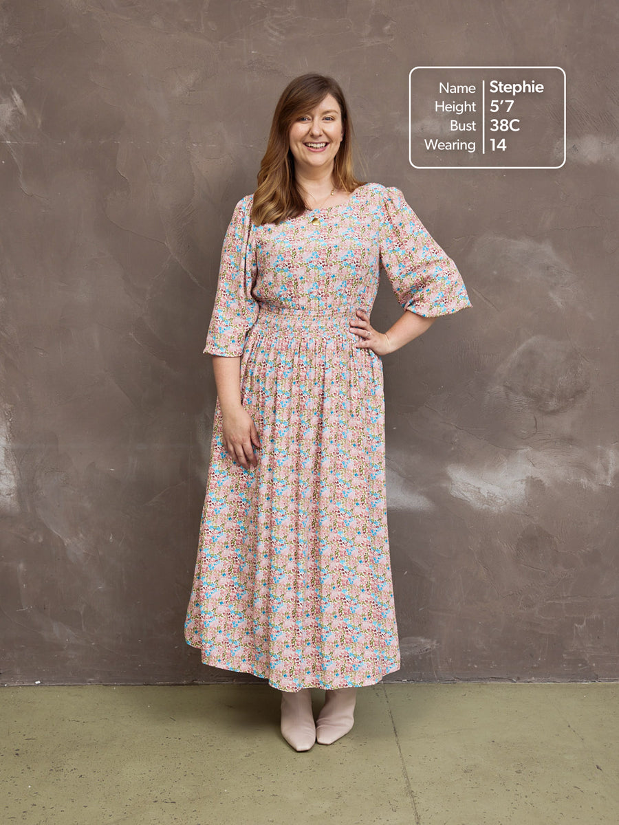 Vera Dress - Watercolour Spot