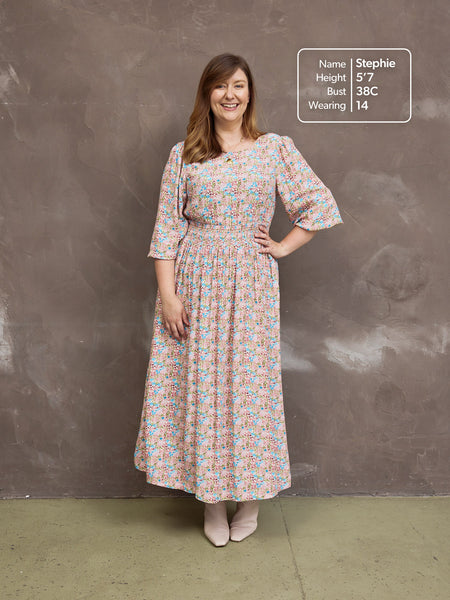 Vera Dress - Watercolour Spot