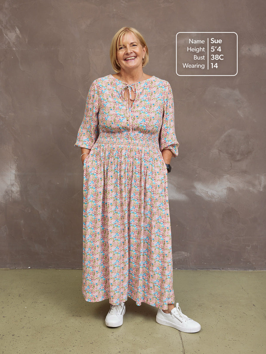 Vera Dress - Watercolour Spot