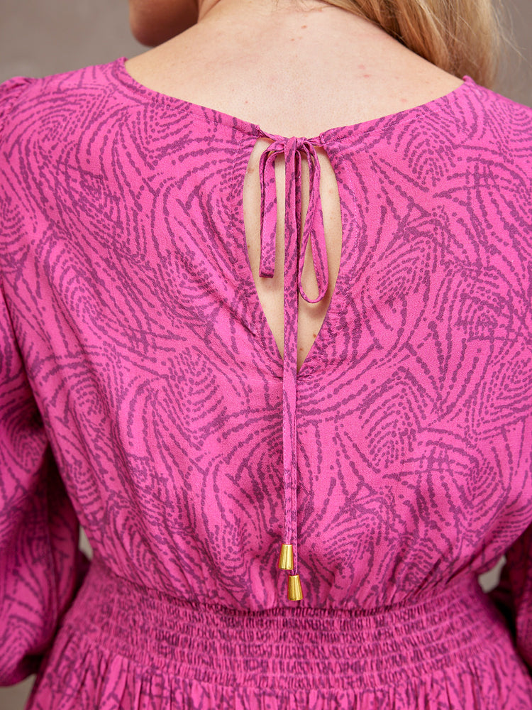 Vera Dress - Pink and Purple