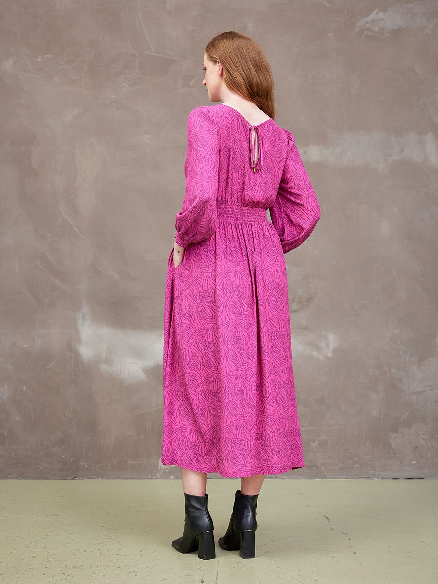 Vera Dress - Pink and Purple