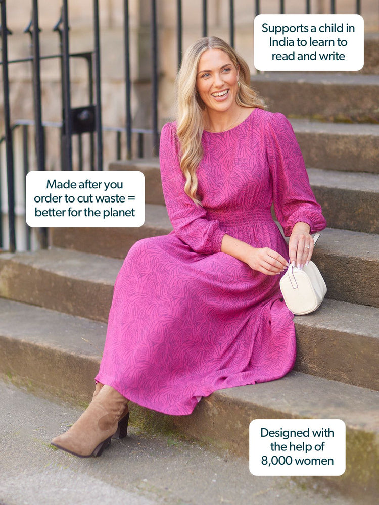 Vera Dress - Pink and Purple