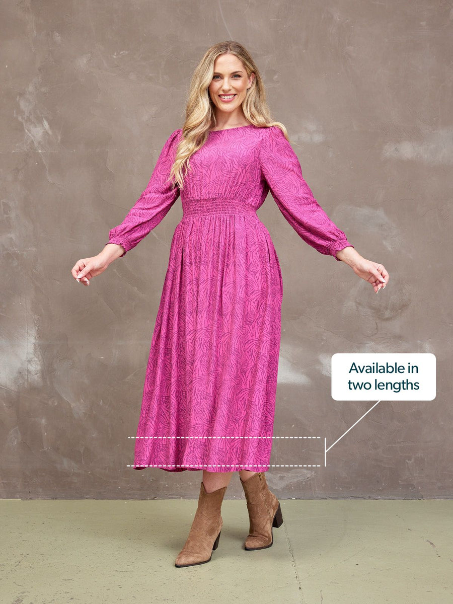 Vera Dress - Pink and Purple