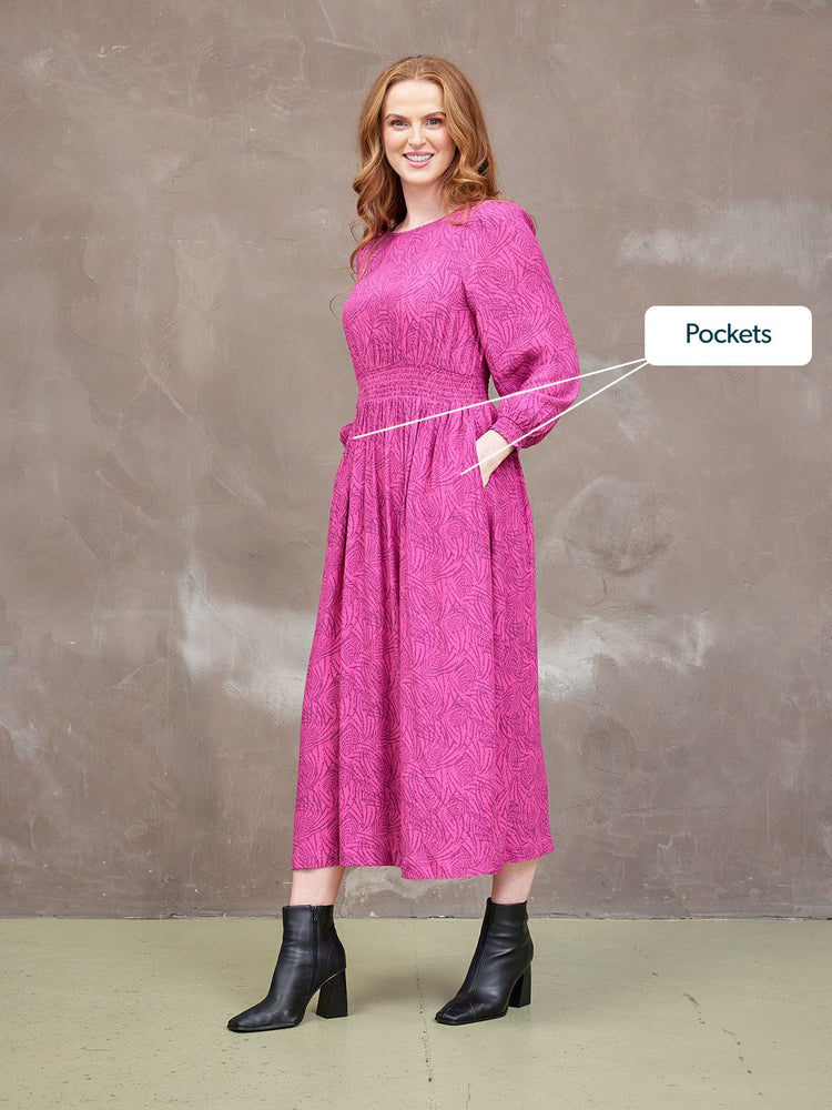 Vera Dress - Pink and Purple