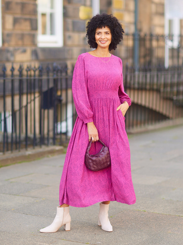 Vera Dress - Pink and Purple