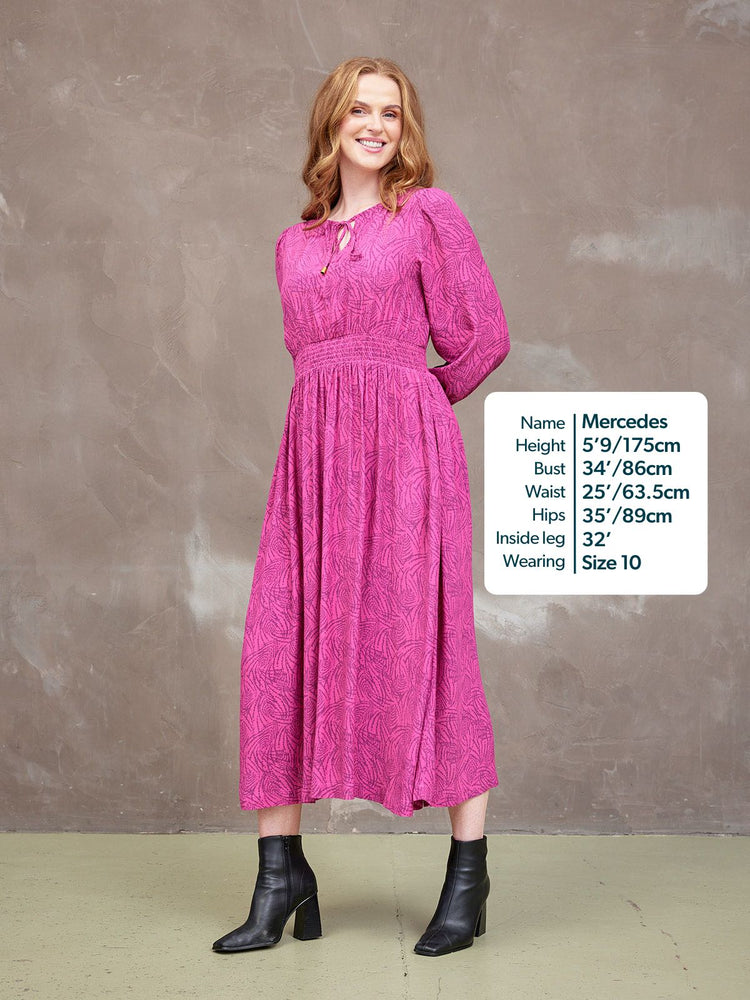 Vera Dress - Pink and Purple