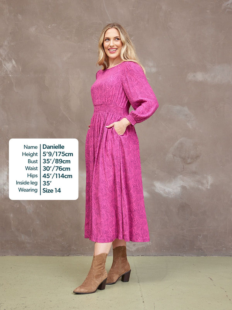 Vera Dress - Pink and Purple