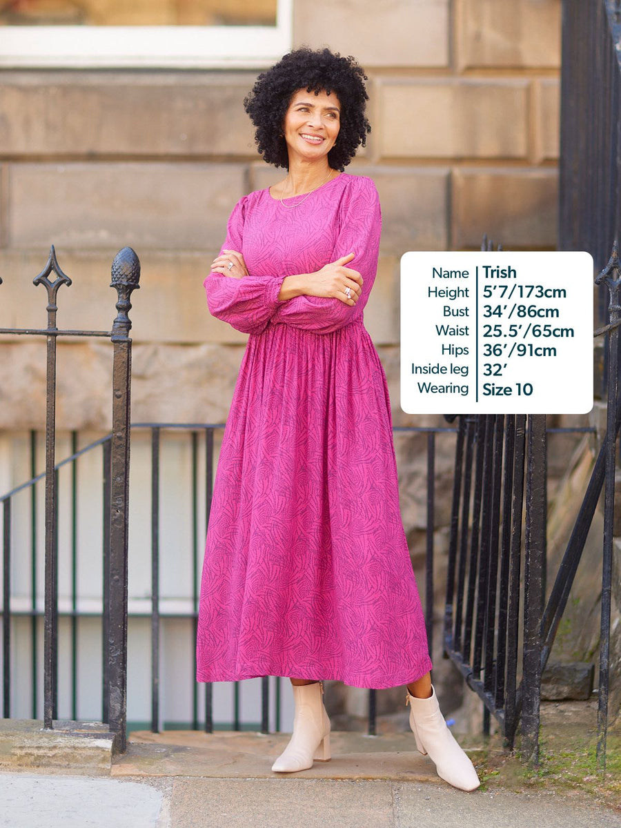 Vera Dress - Pink and Purple