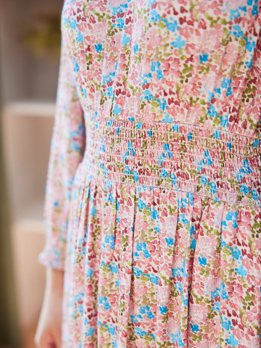 Vera Dress - Watercolour Spot