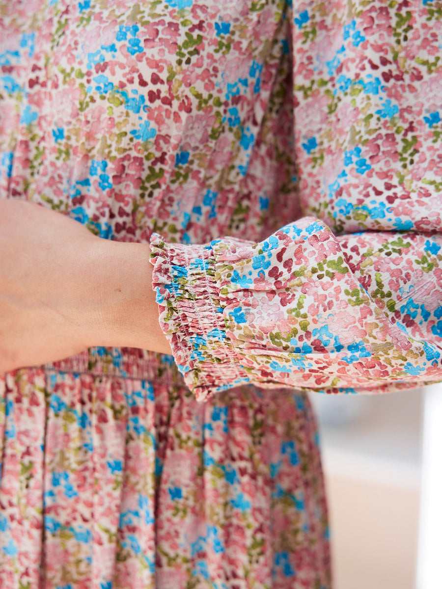 Vera Dress - Watercolour Spot