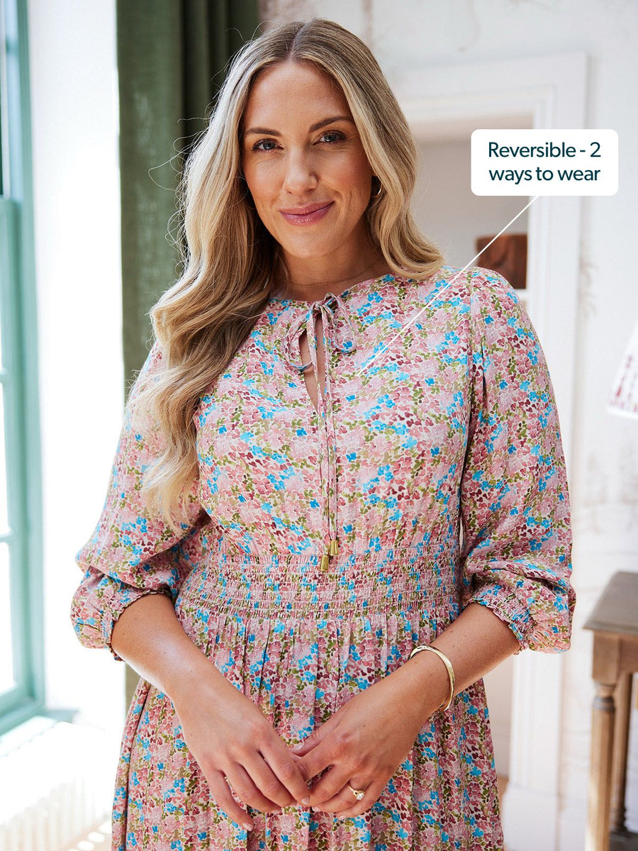 Vera Dress - Watercolour Spot