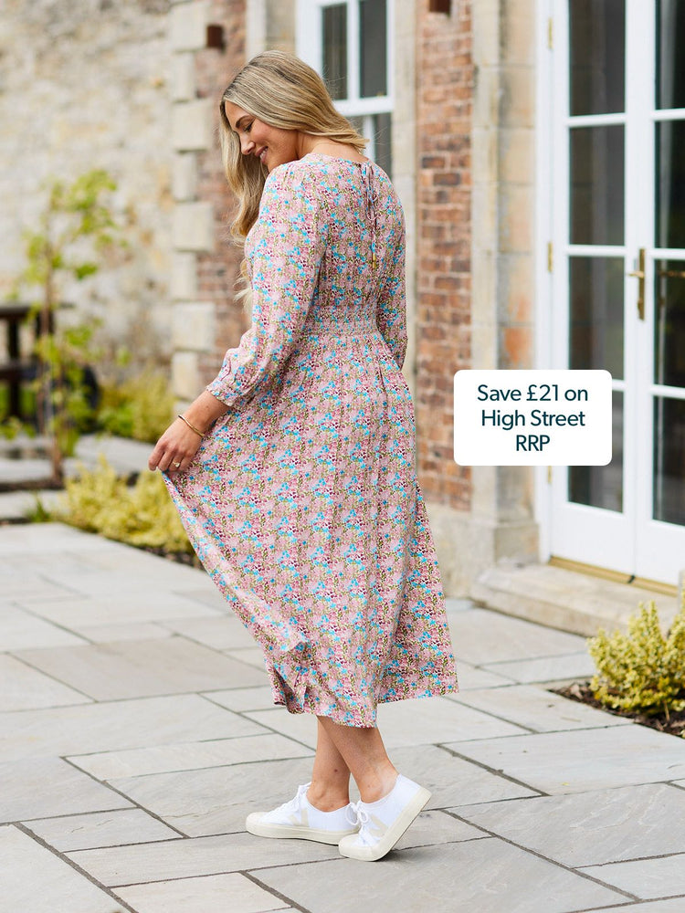 Vera Dress - Watercolour Spot