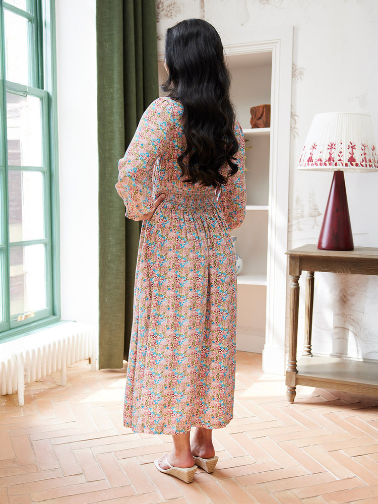 Vera Dress - Watercolour Spot