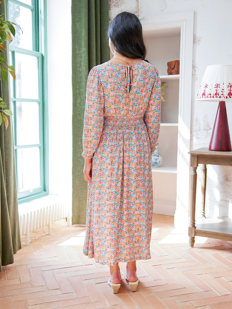 Vera Dress - Watercolour Spot