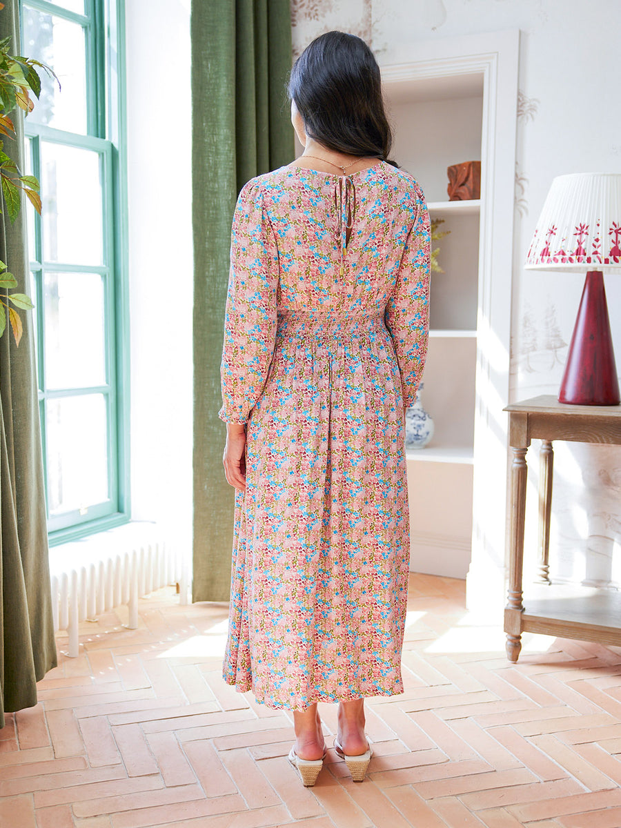 Vera Dress - Watercolour Spot