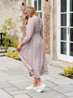 Vera Dress - Watercolour Spot