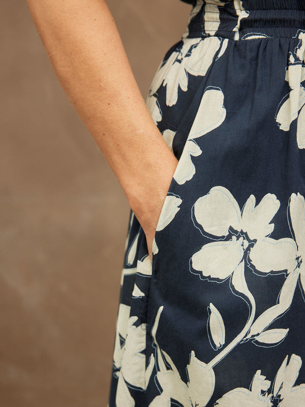 Vicky - Boho Maxi Dress - Floral Print