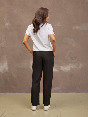 Viv Straight Leg Trouser - Black