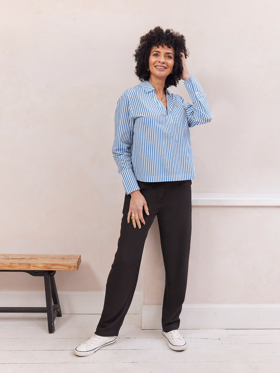 Viv Straight Leg Trouser - Black