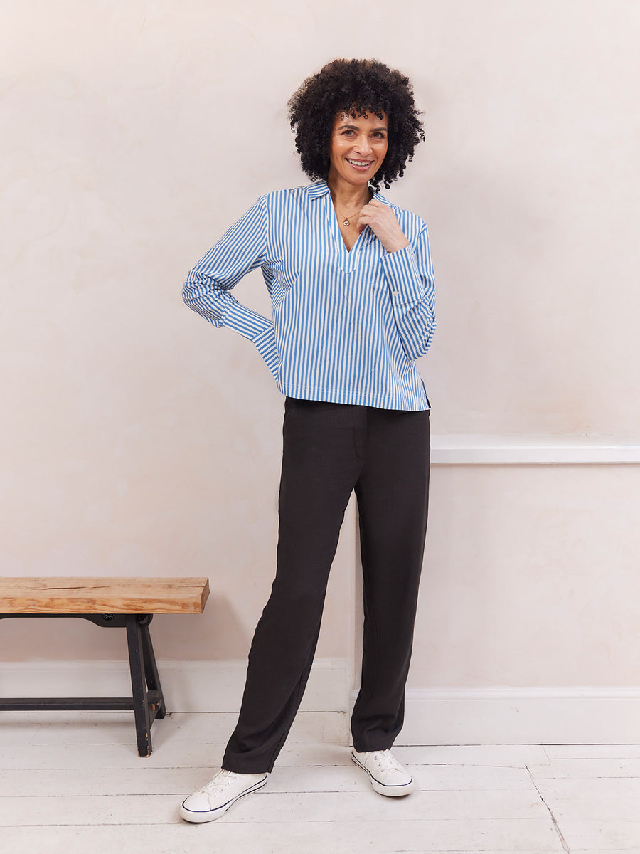 Viv Straight Leg Trouser - Black