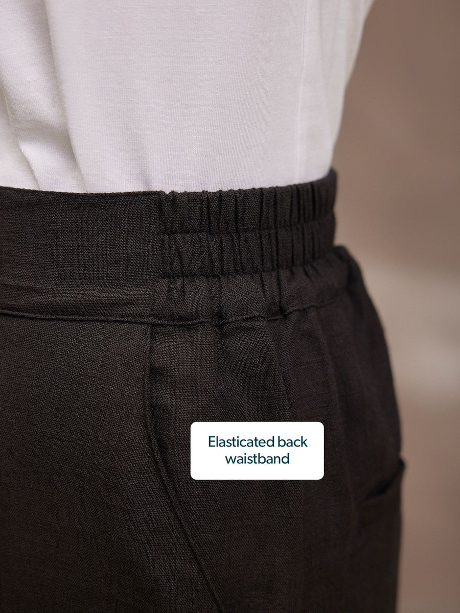 Viv Straight Leg Trouser - Black